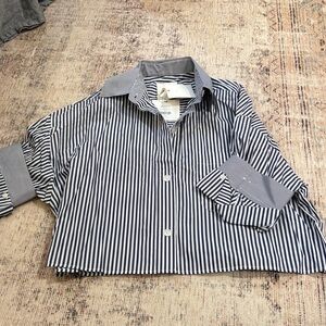 TWP Striped Button-Up “Next EX” Shirt